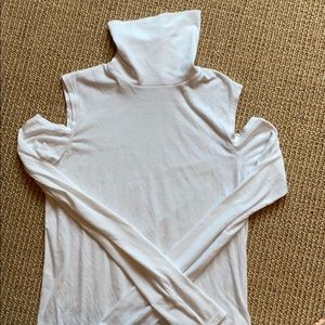 Pam and Gela cold shoulder turtleneck size small